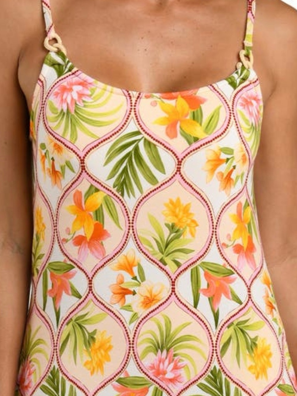 NWT La Blanca Palm Cover-Up Dress , size Large - Picture 3 of 8